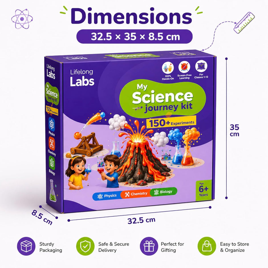 Lifelong Labs Science Kit | 150+ STEM Experiments for Kids Ages 6-15