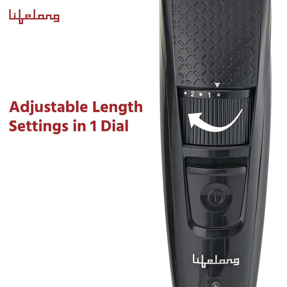 Lifelong Cordless Beard Trimmer with 20 Length Settings & 4Hr Runtime