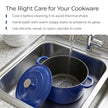 Lifelong Enamel Cast Iron Dutch Oven with Lid (5.6L, 28cm) | Oven, Gas & Induction Compatible