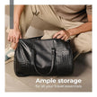 Lifelong Leatherette Weekender Duffle Bag – Stylish, Spacious & Carry-On Friendly