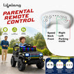 Lifelong Jeepster Kids Electric Ride-On Car (Black)