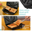 Lifelong 750W 4-Slice Sandwich Maker for Grilling & Toasting