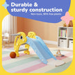 Lifelong Cuppy Dolphin Kids Slide with Basketball Hoop for Indoor & Outdoor Play