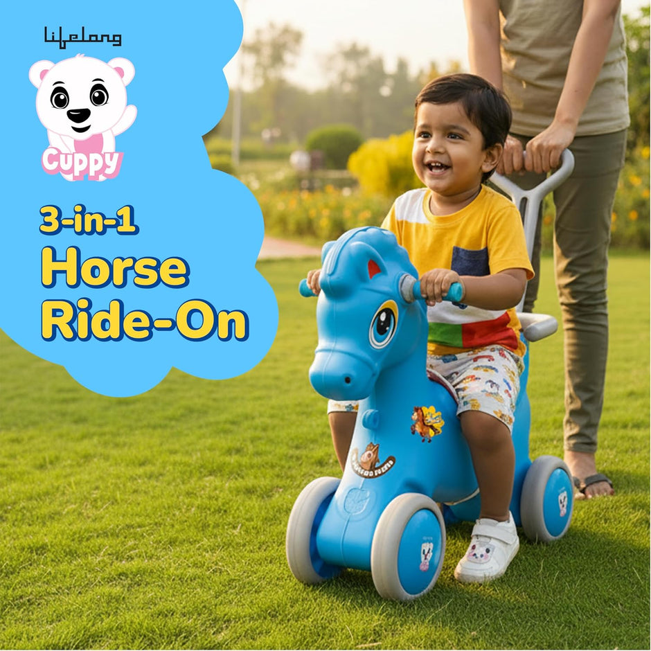 Lifelong Horse Rocker Ride-On for Kids 1-5 Yrs
