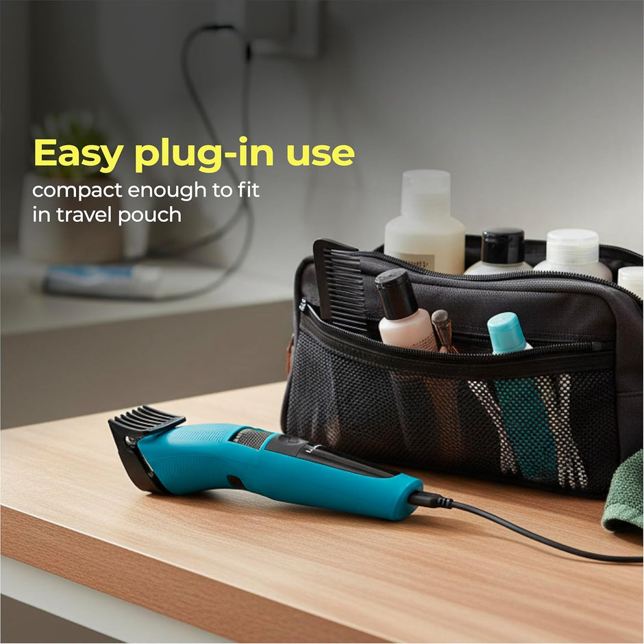 Lifelong Cordless Beard Trimmer with Adjustable Settings and Stainless Steel Blades