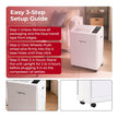 Lifelong DrySense 12L Smart Compressor Dehumidifier for Home