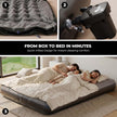 Lifelong Dual Air Mattress with Inflatable Pump|22cm Raised Thick Inflatable Bed for Home|200kg Comfort Support| Inflatable Air Bed with 2Repair Patch| Bed for Guest, Home,Camping & Travel (LLAMB02)