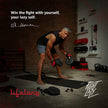 Lifelong LLPVCHGC11 PVC Home Gym Adjustable Set (3Kg*4+1Kg*4) Plates with Dumbbell Rod, Black