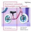 Lifelong Kids Balance Bike 1.5–3Y – Pedal-Free, Crash Guard, Pink (LLBB01)
