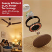 Lifelong 1200mm BLDC Ceiling Fan | Point Anywhere RF Remote Control