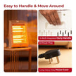 Lifelong 1200W Quartz Room Heater | Three Heating Modes