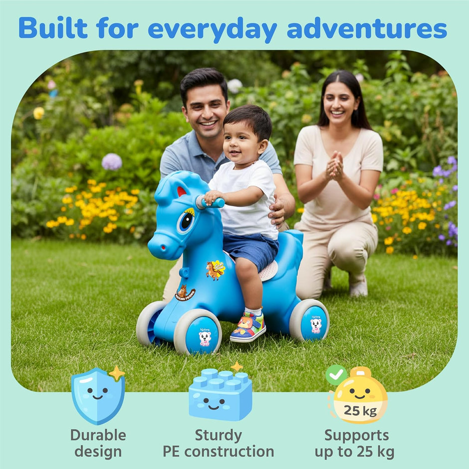Lifelong Horse Rocker Ride-On for Kids 1-5 Yrs