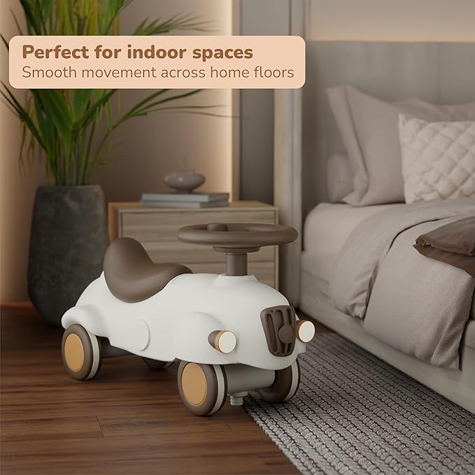 Lifelong Cuppy Vintage Ride-On Car | Push Ride Toy for Kids 1–4 Years