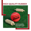 Lifelong Rubber Cricket Tennis Balls – Heavy Red, Durable, Set of 3