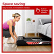 Walking Pad Treadmill – 3HP Motor, 2-Level Incline, Foldable Design, 8Km/h (LLTM181, Black)