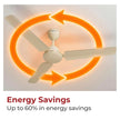 Lifelong 1200mm BLDC Ceiling Fan | Point Anywhere RF Remote Control
