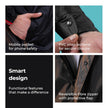 Lifelong Campaign Men's Polyester Waterproof Standard Length Raincoat