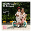 Lifelong Kids Balance Bike 1.5–3Y – Pedal-Free, Crash Guard, Pink (LLBB01)