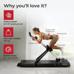 Lifelong FitPro 3-in-1 Treadmill – 6HP Motor, Foldable, Rowing & Ab Trainer