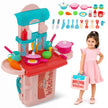 Lifelong Compact Kitchen Play Set with Portable Suitcase & 28 Cooking Accessories