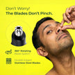 Lifelong Rechargeable Nose & Ear Trimmer for Men & Women with 1.5Hr Runtime