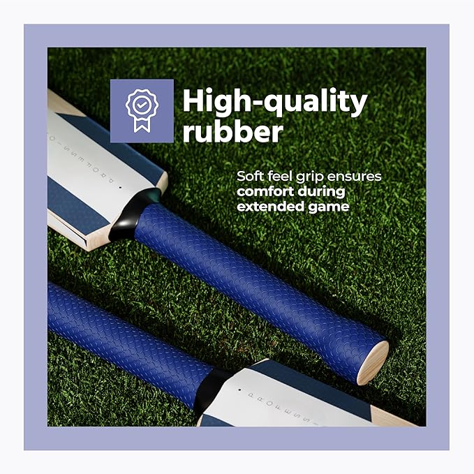 Lifelong Bat Grip – Ring Texture, Ergonomic Soft Rubber Grip for Better Swing & Comfort