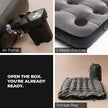 Lifelong Dual Air Mattress with Inflatable Pump|22cm Raised Thick Inflatable Bed for Home|200kg Comfort Support| Inflatable Air Bed with 2Repair Patch| Bed for Guest, Home,Camping & Travel (LLAMB02)