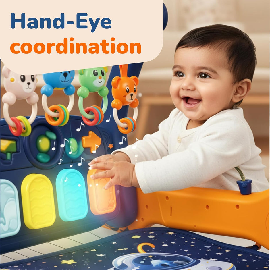 Lifelong Astro 2-in-1 Baby Playgym & Walker with Music, Lights & Hanging Toys