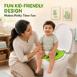 Lifelong Cuppy Foldable Baby Toilet Training Seat 1+ Yrs, Portable Travel Potty, Non-Slip Grip – Green