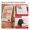 Lifelong 800 Watts Quartz Room  Heater for Bedroom | 2 Power settings