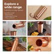Lifelong 900 ml Copper Water Bottle | Natural alkaline water | Leakproof & Lightweight Design Boosts Immunity | Anti-Bacterial, BPA Free, Easy to Clean with Secure Cap for School, Travel, Gym & Work LLCBH02