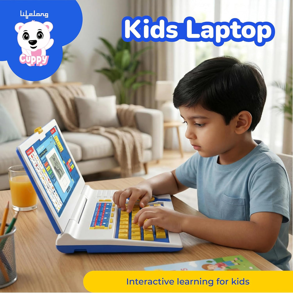 Lifelong Kids Educational Laptop with 20 Learning Modes, Music & Fun Games