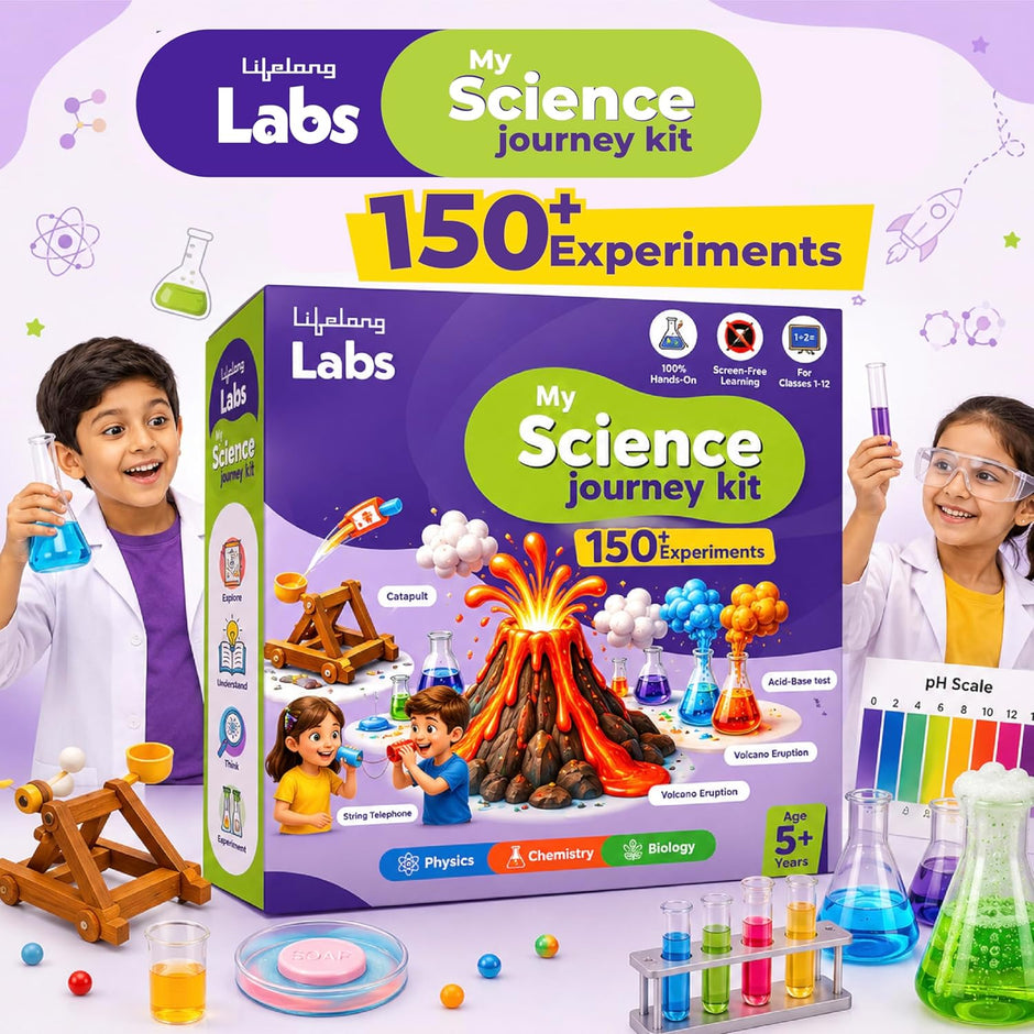 Lifelong Labs Science Kit | 150+ STEM Experiments for Kids Ages 6-15