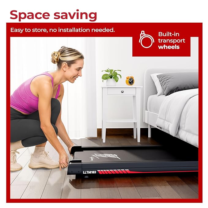 Lifelong Walking Pad Treadmill – 3HP Motor, Incline, Foldable, 110Kg (LLTM183)