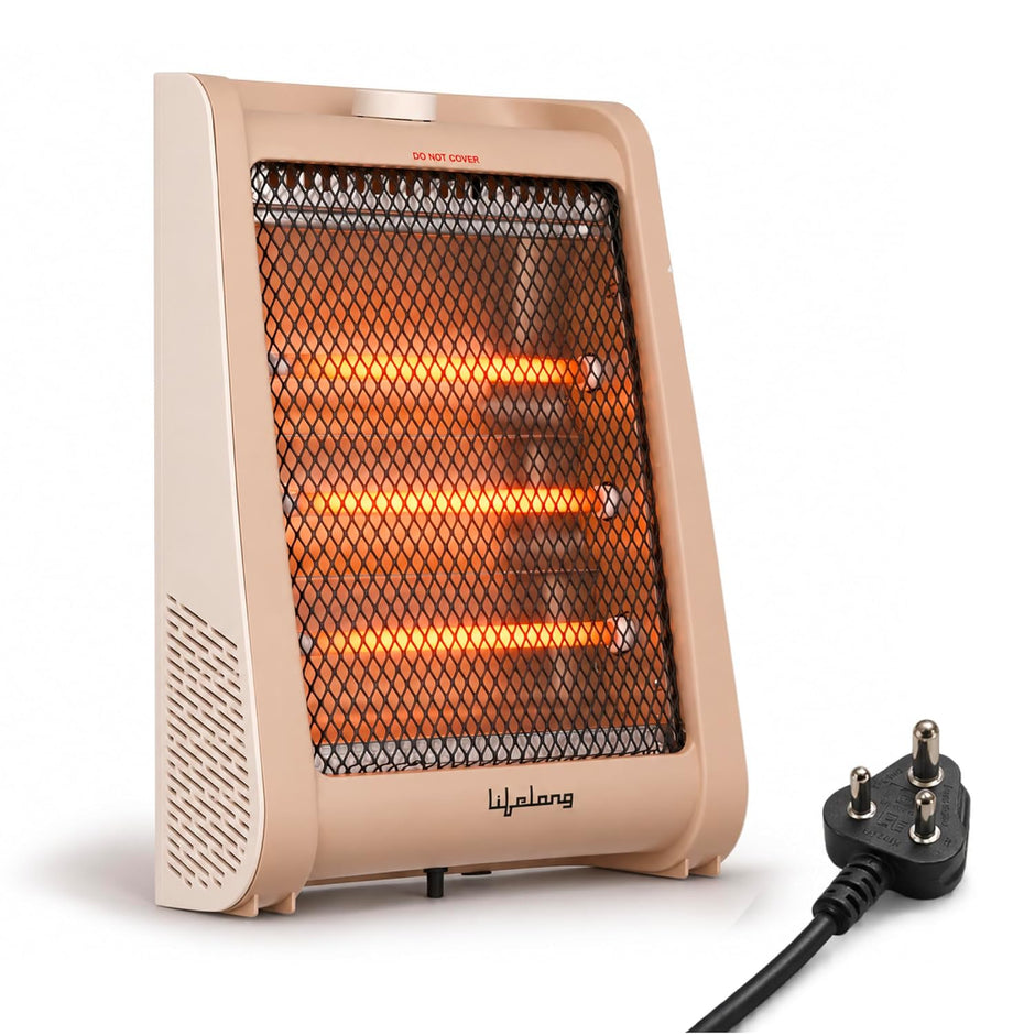 Lifelong 1200W Quartz Room Heater | Three Heating Modes