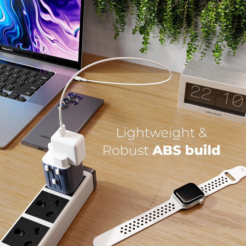 Lifelong 10A Universal Travel Adapter – 2500W All-in-One for 180+ Countries