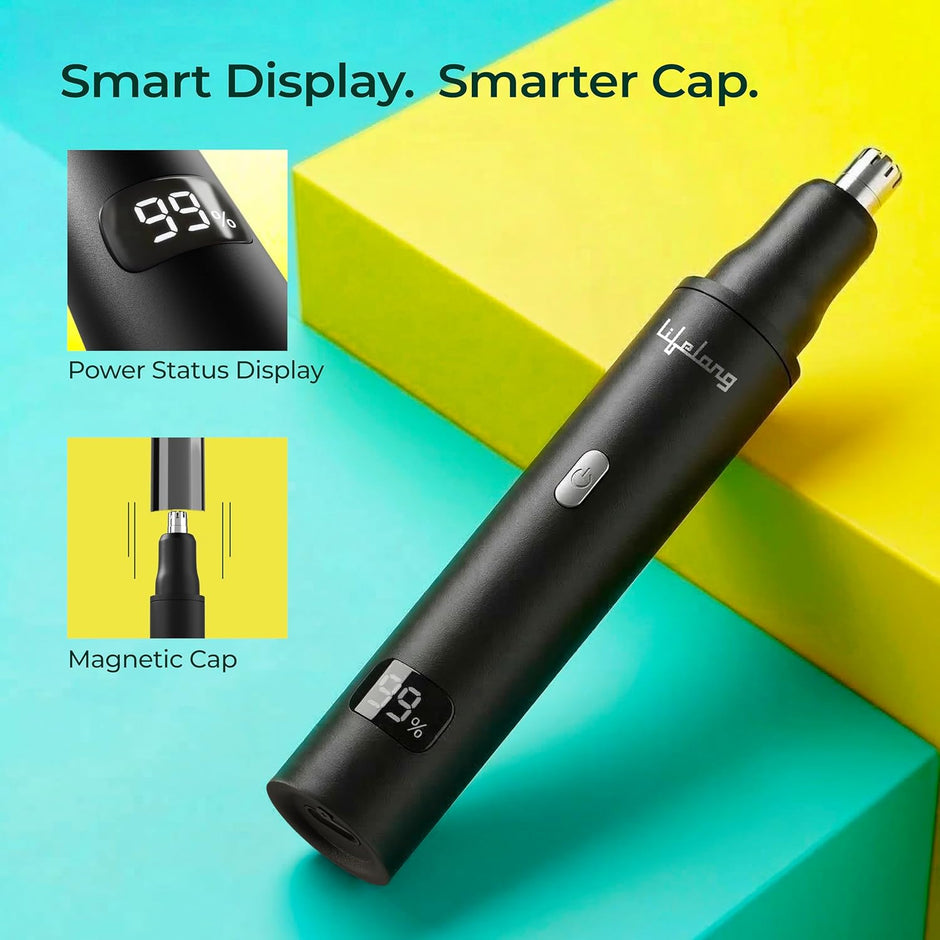 Lifelong Rechargeable Nose & Ear Trimmer for Men & Women with 1.5Hr Runtime