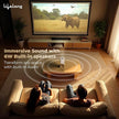 Lifelong Lightbeam 2 Pro Smart Projector – Full HD 1080P, 4K Support, 4000 Lumens, Android OS, Wi-Fi, Bluetooth Remote, HDMI 2.1, 150” Display with Dual Speakers