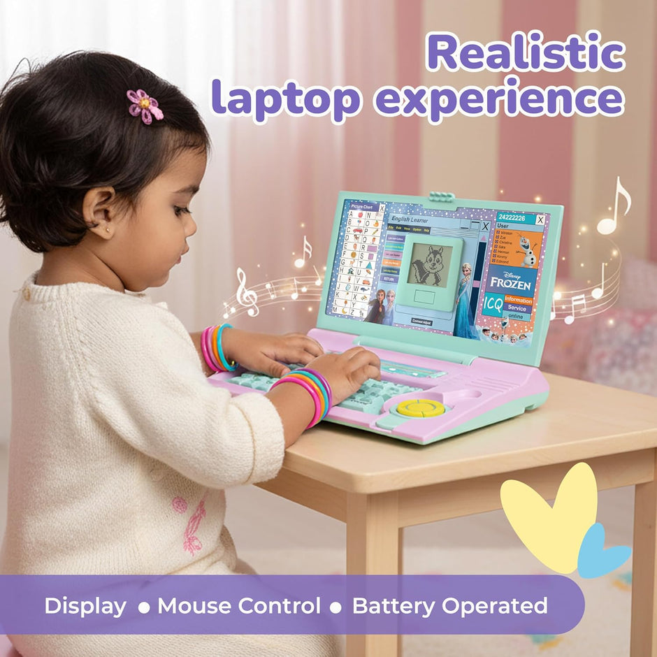 Lifelong Frozen Kids Learning Laptop with 20 Educational Modes & Music