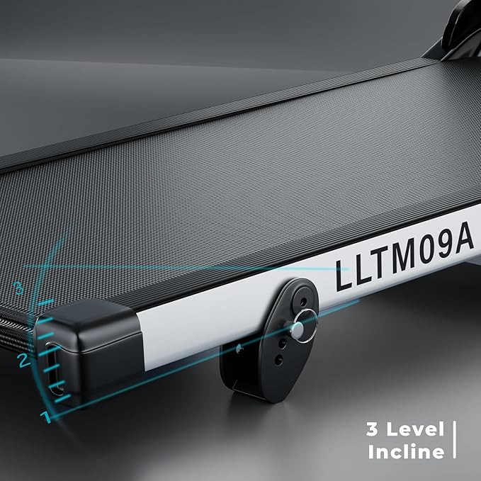 Lifelong FitPro 4HP Motorized Treadmill with Incline, 12 Programs, Bluetooth (LLTM09A)