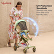Lifelong Cuppy Baby Stroller 0-36 Months | 360° Rotating Seat, Safety Certified Lightweight Stroller | Easy Fold, Reclining Positions & Soft Cushion Seat for Travel & Everyday Use