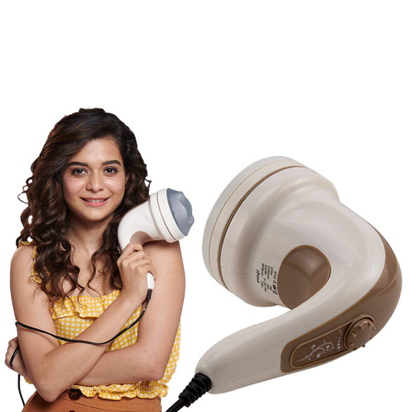 Electric Handheld Full Body Massager with 4 Massage Heads