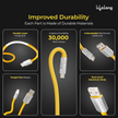 Lifelong Electronics 66W PD USB Type A to Type C Fast Charging Cable | High Speed Transfer Data Cable | Aluminum Alloy, Strong PVC & Tangle Free | iPhone 16/15/14, Android, Laptop, Tablet etc | 1.25M