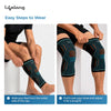 Lifelong 3D Knee Cap Compression Sleeve (XL) | Knee Support Brace, Anti Slip Base, Breathable Lightweight Fabric | Sports Gym & Daily Wear | Secure Ergonomic Adjustable Fit for Men & Women