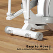 Elliptical Cross Trainer - 6 kg Flywheel, Magnetic Resistance, Touch LED Display & Tablet Holder (White)