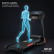 Lifelong 4.5HP Motorized Treadmill for Home | Manual Incline 12% Foldable Handle Max Speed 12 km/h LED Display | 12 Workout Programs |110 kg Capacity| Ideal Gym Equipment for Home Workout Jet Black