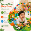 Lifelong Jungle Piano Playgym with Lights, Music & Tummy Time Activity Mat