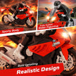 Lifelong RC Motorbike Toy with Lights, Music, 360° Stunts & Type-C Charging