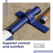 Lifelong Bat Grip – Ring Texture, Ergonomic Soft Rubber Grip for Better Swing & Comfort
