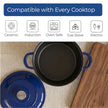 Lifelong Enamel Cast Iron Dutch Oven with Lid (5.6L, 28cm) | Oven, Gas & Induction Compatible